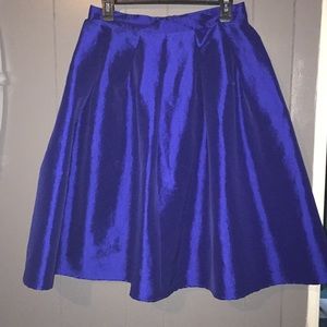 Blue shimmer skirt
